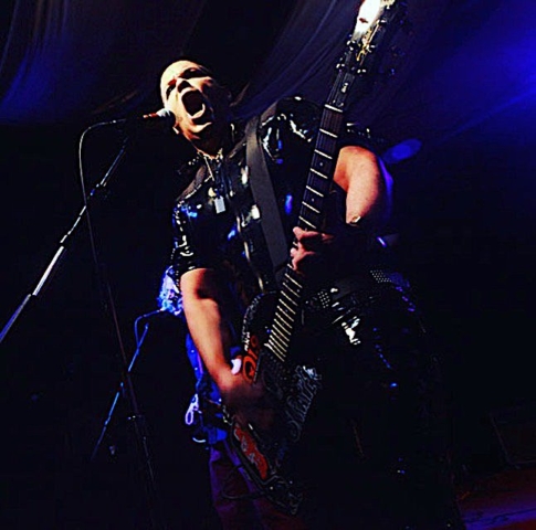Eddie Star during an intense performance in New York City in 2013